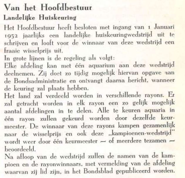 Aankondiging eerste LHK Aankondiging eerste LHK